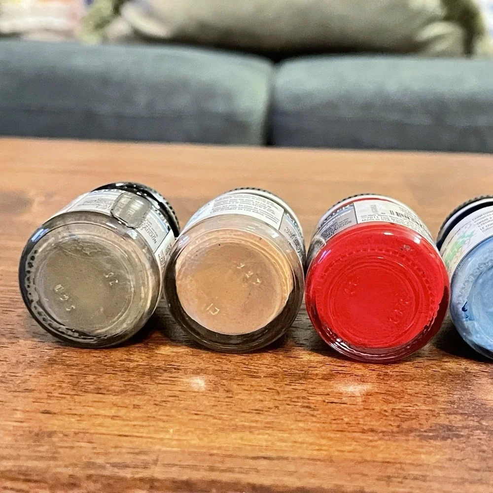 13 MODEL MASTER Acrylic/enamel Paint Lot 1/2‎ FL OZ UNTESTED